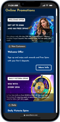 The Vic Online Casino bonuses